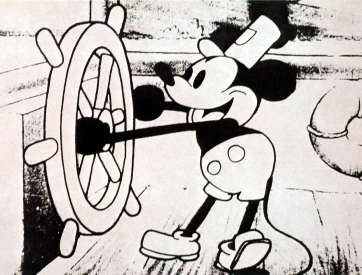 “Steamboat Willie,” has entered the public domain. Now, the early Mickey Mouse is the subject of two upcoming horror movies.