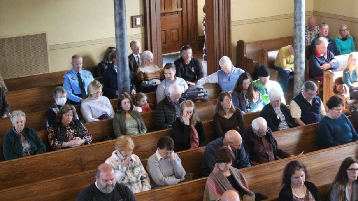 People attend the 2024 Prayer Over the City interfaith event in St. George on Monday.