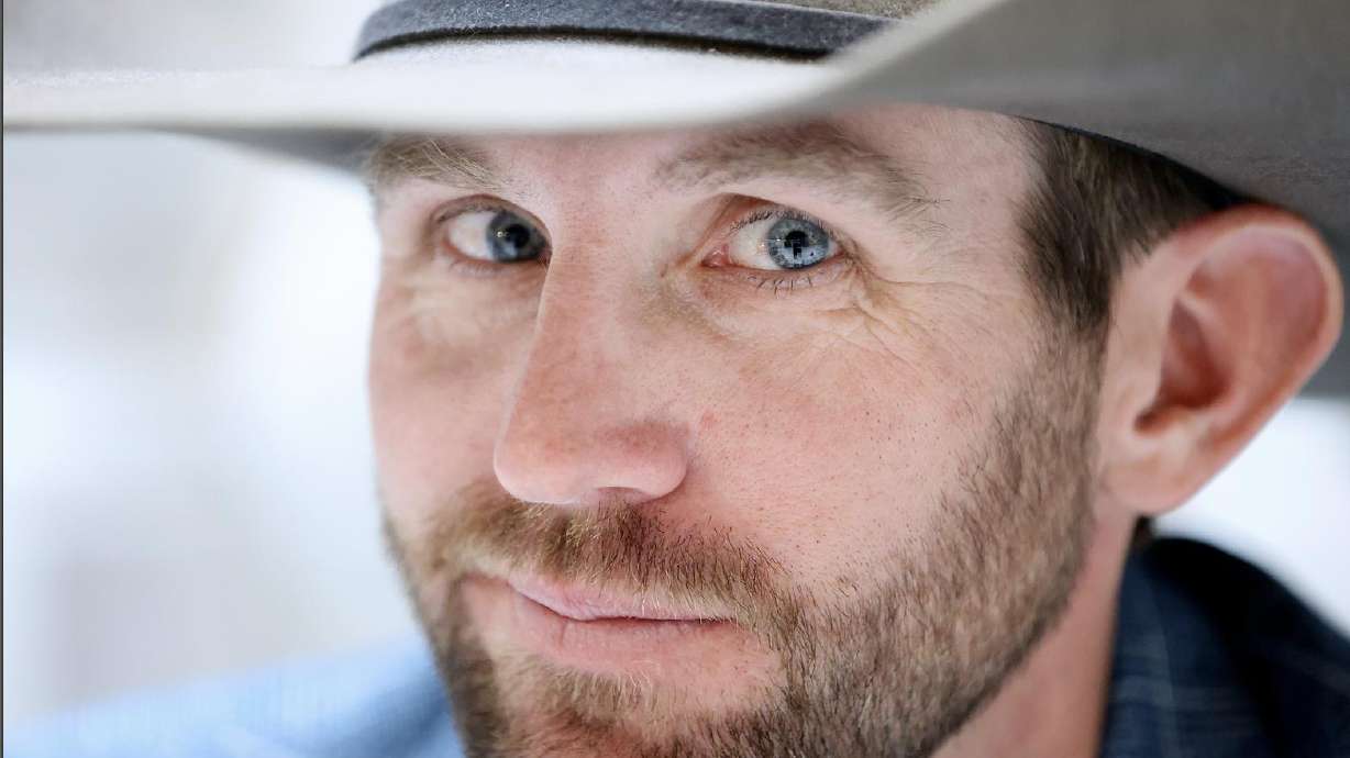 Former Utah Republican Party chairman Carson Jorgensen, who is running for governor, poses for a portrait at the Capitol in Salt Lake City on Thursday.