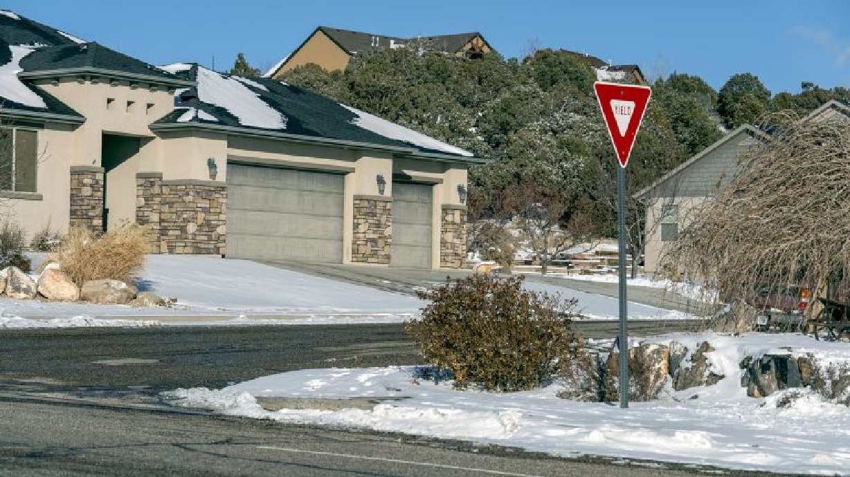 The Cedar City Council is likely to approve a 4-way stop on Talon Drive in Cedar City, shown here on Monday.