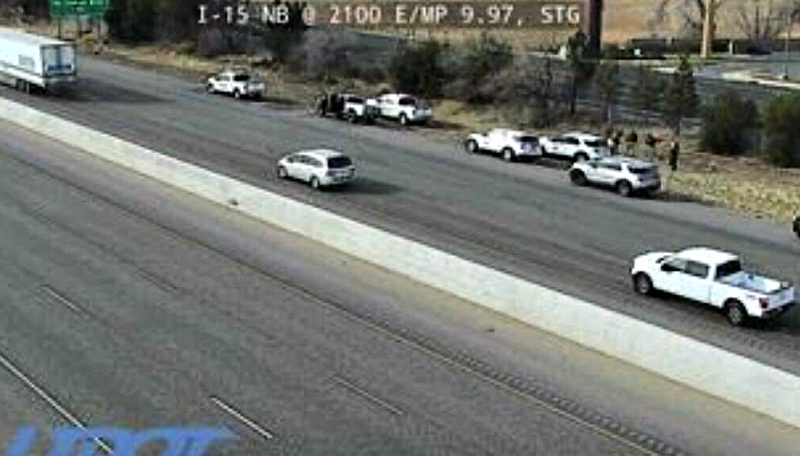 Christopher Adam Anderson, of Arizona, who faces a federal manslaughter charge following a 2019 plane crash in Mohave County, Ariz., was arrested on southbound I-15 near Exit 10 in Washington, Washington County, on Sunday.