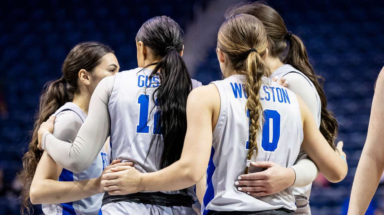 BYU women's basketball during an 80-75 loss to Iowa State, Saturday, Jan. 6, 2024 at the Marriott Center in Provo.