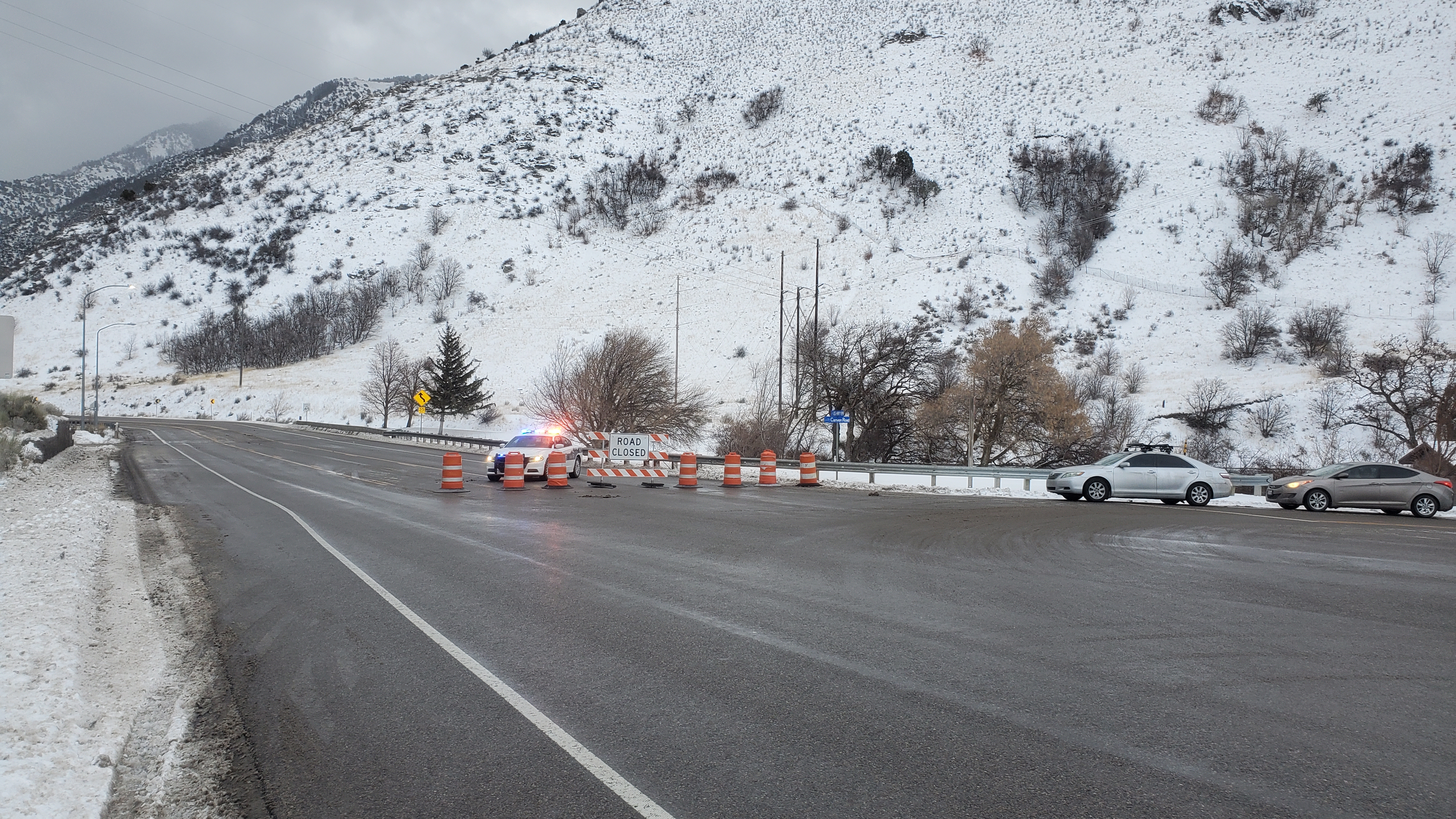 Logan Canyon is closed after an avalanche on Friday. Heavy snow totals and more winter storms forecast for the weekend are prompting avalanche warnings and road closures throughout Utah's northern mountains.