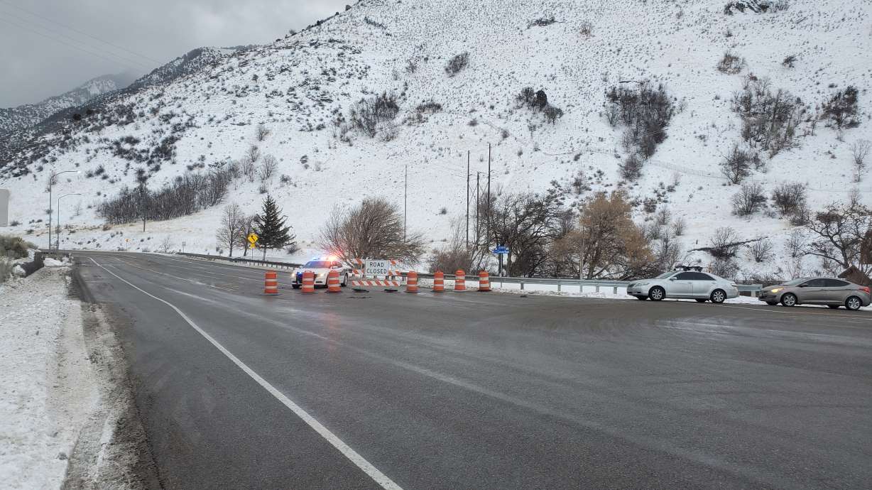 Logan Canyon is closed after an avalanche on Friday. Heavy snow totals and more winter storms forecast for the weekend are prompting avalanche warnings and road closures throughout Utah's northern mountains.