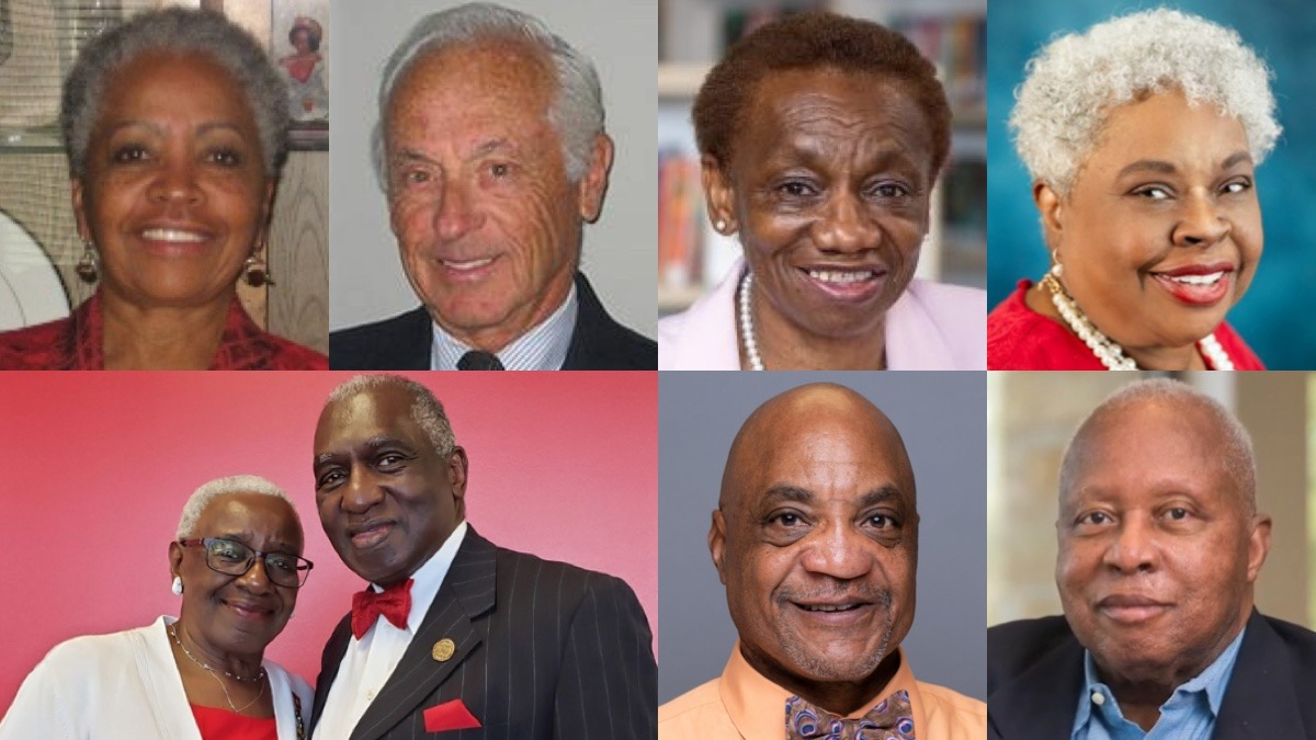 Eight people will be honored at a gala Saturday, as part of Martin Luther King Jr. Week. Top row: the late Afesa Adams, Irwin Altman, Frances Battle and Kathleen Christy. Bottom row: Willene and France Davis, Steven Bell and Ronald Coleman.