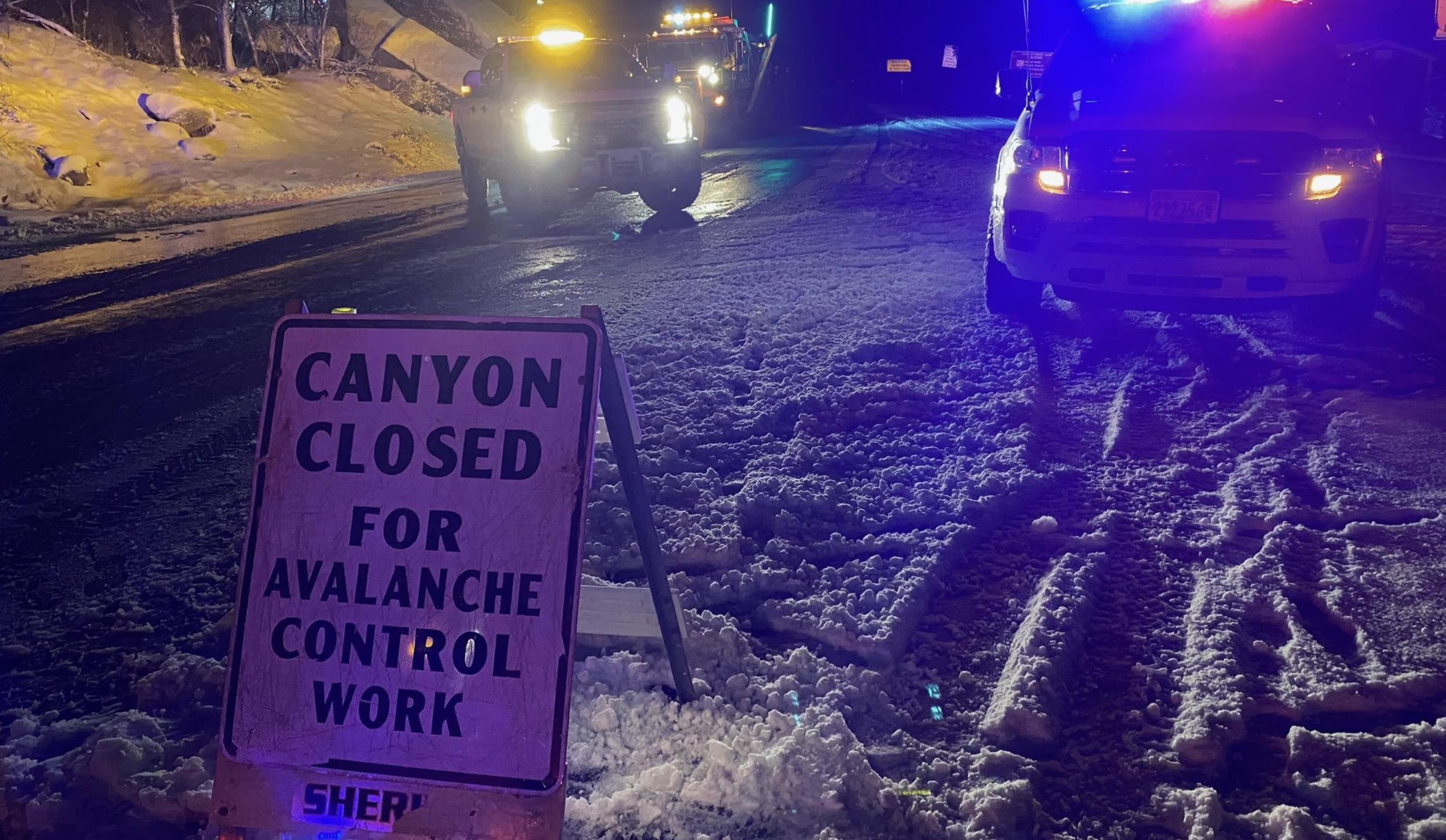 Little Cottonwood Canyon was closed for avalanche mitigation Saturday morning.