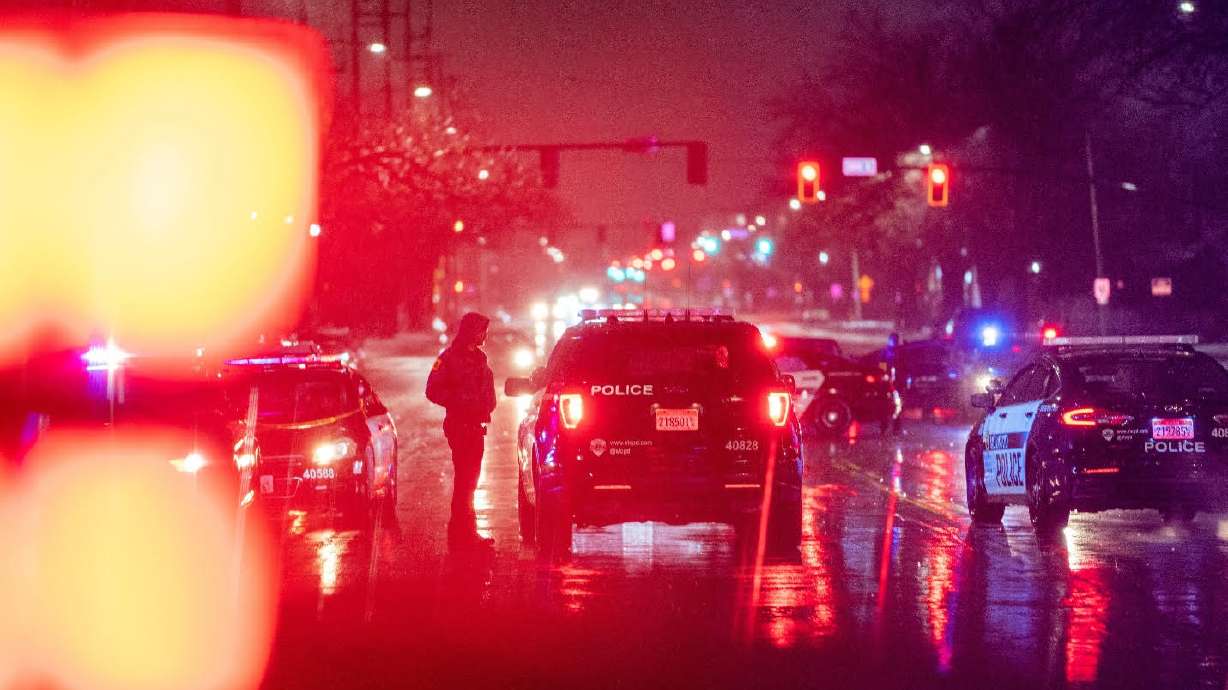 Salt Lake City Police investigate a homicide on 800 South early Sunday.