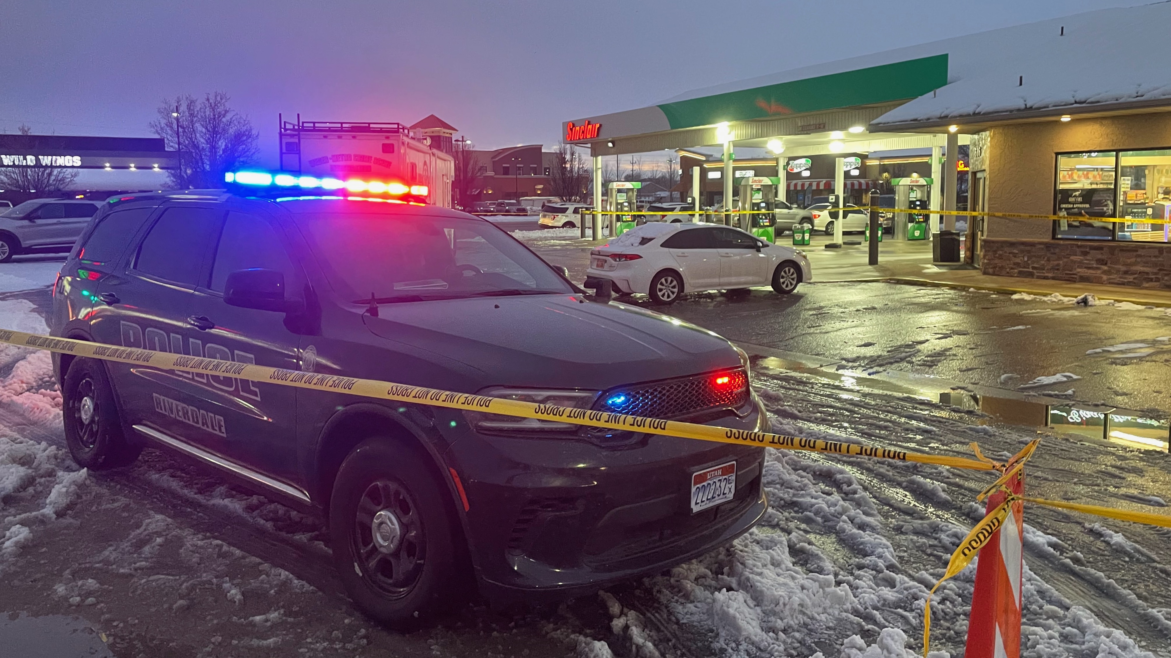 The photo shows the outside of the Riverdale convenience store where William Toon, of Highland, was shot and killed in a confrontation with police on Sunday. Ogden Police Chief Eric Young said Tuesday that Toon had been sought in an attempted murder case out of Pleasant Grove.