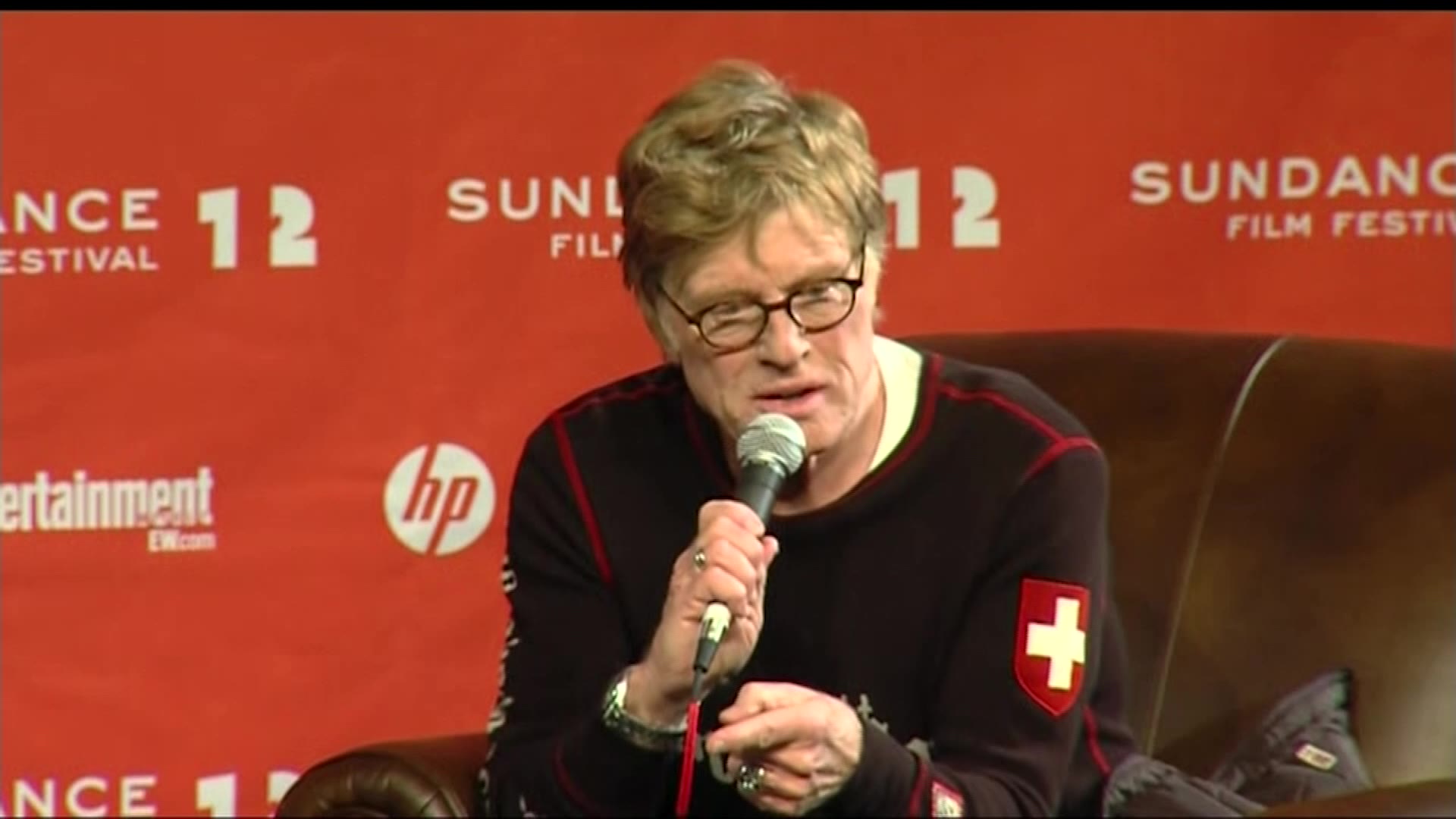 Robert Redford speaks about the Sundance Film Festival being for the filmmakers in a panel in 2012.