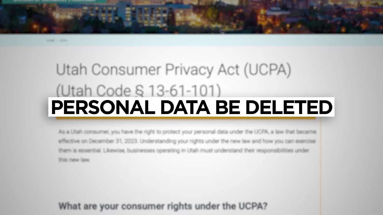 Ucpa Code Example What Utah's new consumer privacy protection law means for you | KSL.com