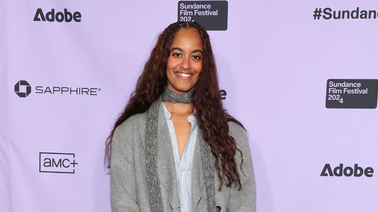 Malia Ann Obama at the "The Heart" premiere at the Short Film Program 1 during the 2024 Sundance Film Festival at Prospector Square Theatre on Thursday in Park City.