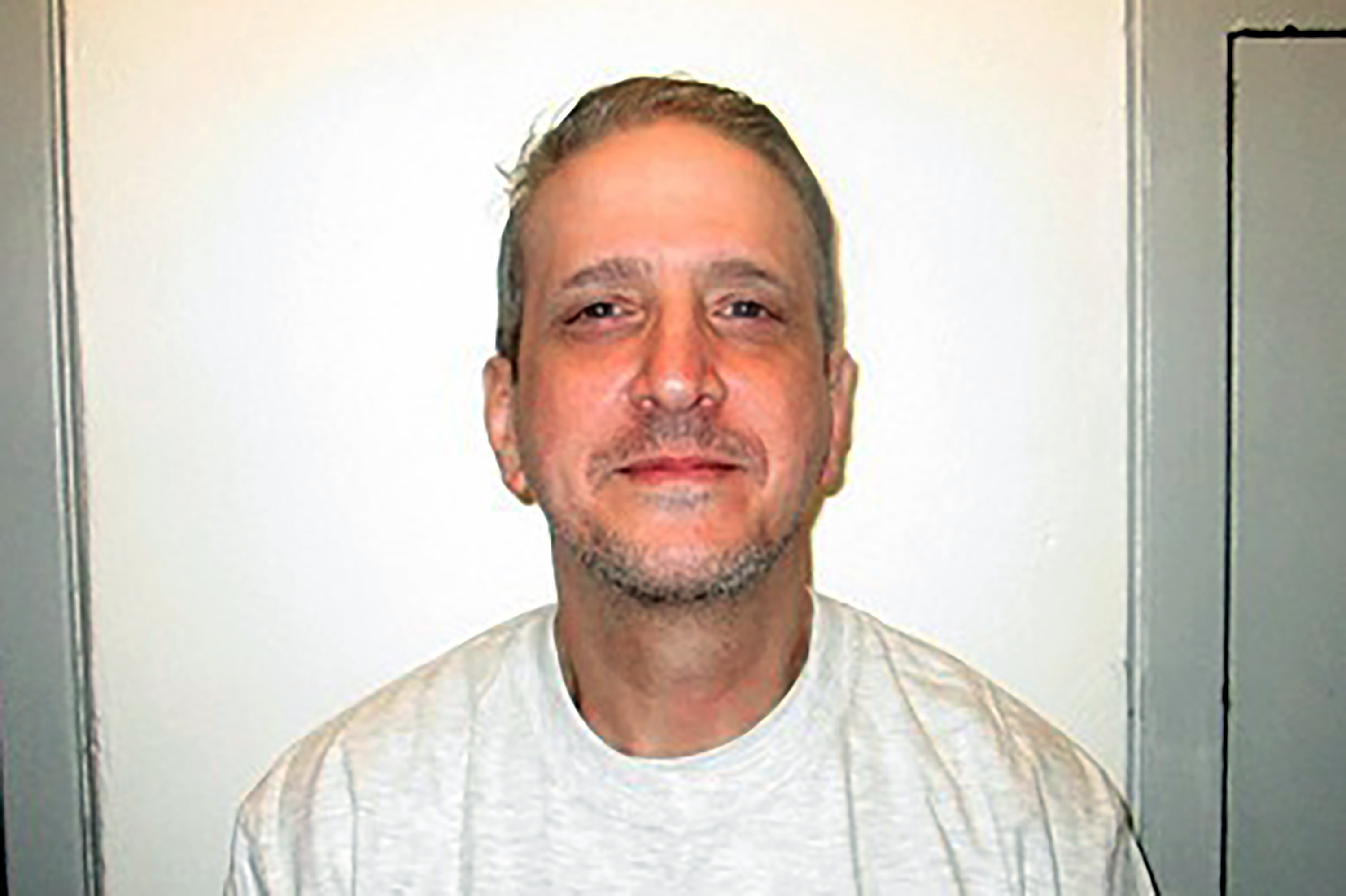 This photo shows death row inmate Richard Glossip on Feb. 19, 2021. The Supreme Court will hear an appeal from Glossip, who has steadfastly maintained his innocence.