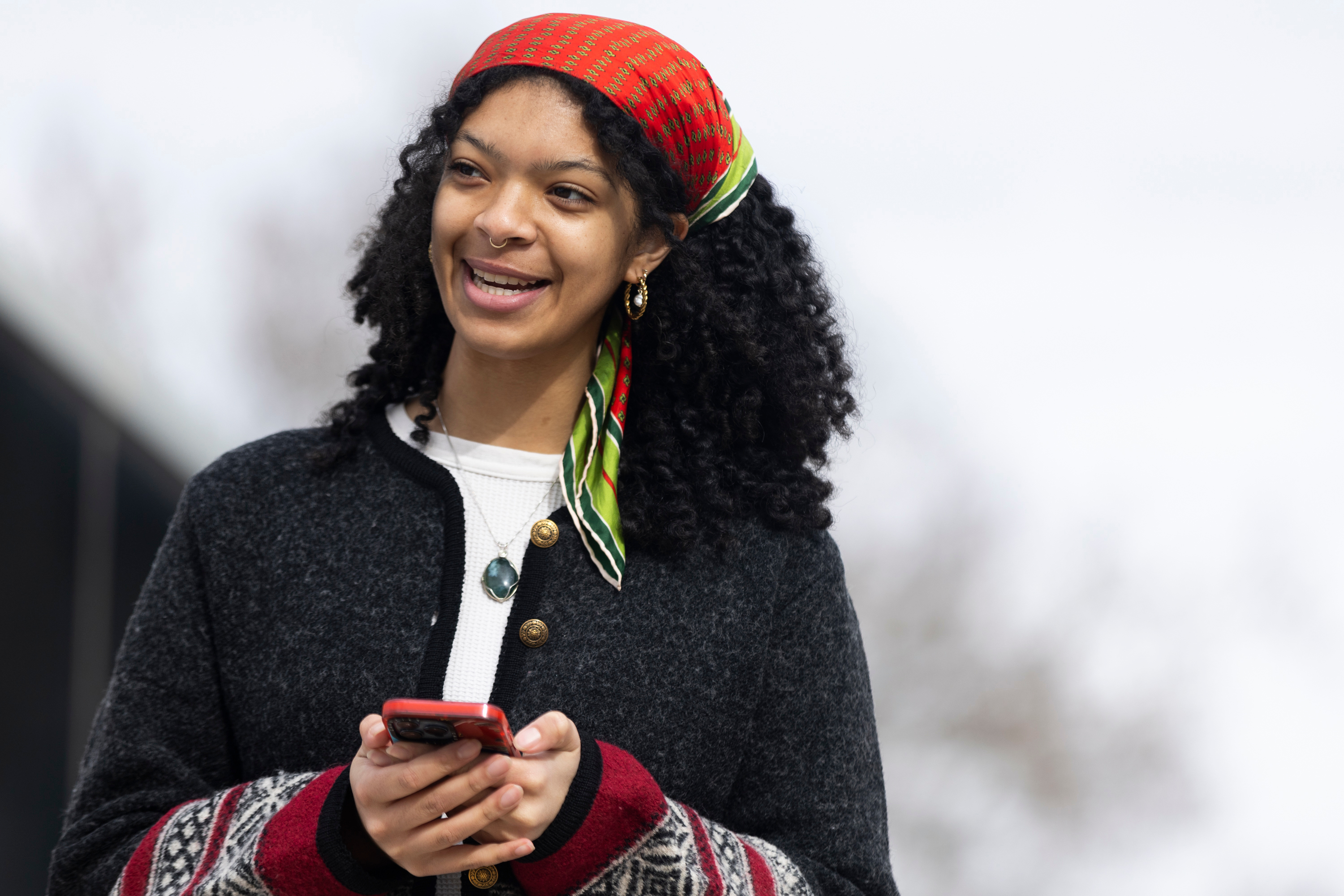 Nyra Green speaks to University of Utah students gathered at the Marriott Library to protest against a diversity, equity and inclusion bill introduced in the Utah Legislature in Salt Lake City on Monday. The bill would restrict diversity, equity and inclusion requirements and programs at public universities and schools.