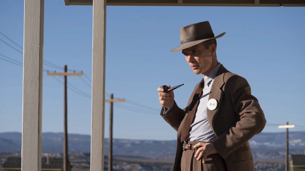 This image shows Cillian Murphy in a scene from "Oppenheimer." "Oppenheimer" came away with a leading 13 Oscar nominations Tuesday.