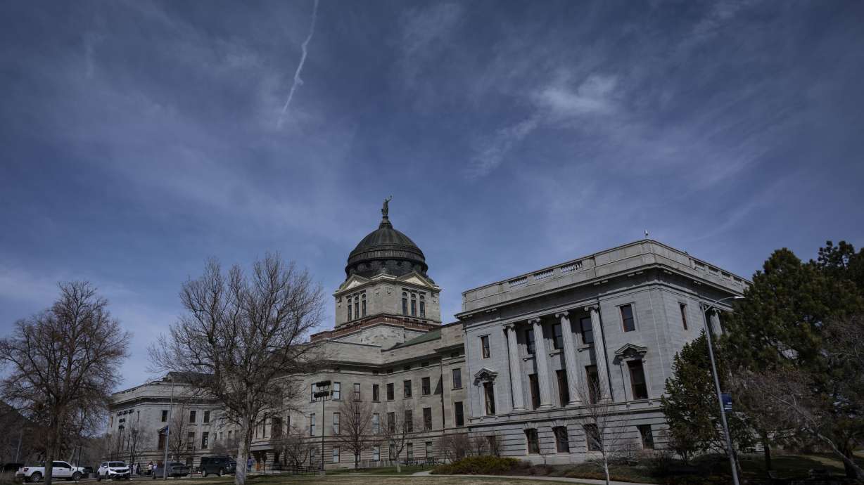 The Montana State Capitol in Helena, Mont., on April 26, 2023. Montana is the state with the highest personal loan debt according to a new report.