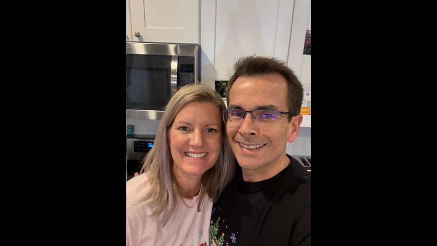 Sarah Scott, 51, died last week after a snowmobiling accident. Her husband Tracy Scott is fighting terminal cancer.