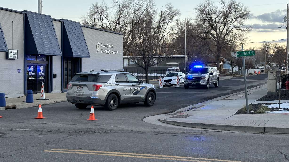 A 7-year-old girl was hit by a car driven by a Unified police officer on Magna Main Street near Buccaneer Drive Friday.