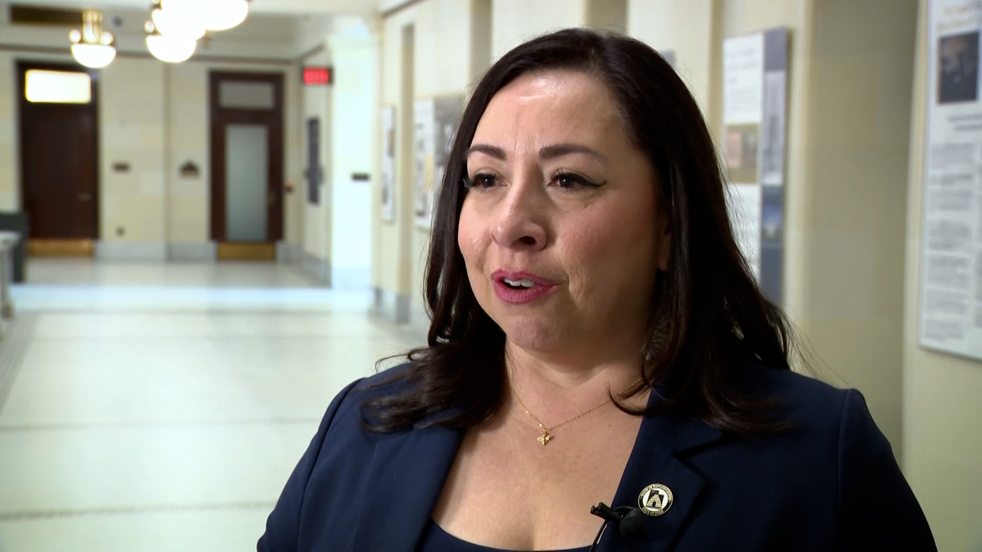 House Minority Leader Angela Romero, D-Salt Lake City, speaking to KSL-TV on Friday, is proposing an affirmative consent law for the fourth time during the 2024 legislative session.