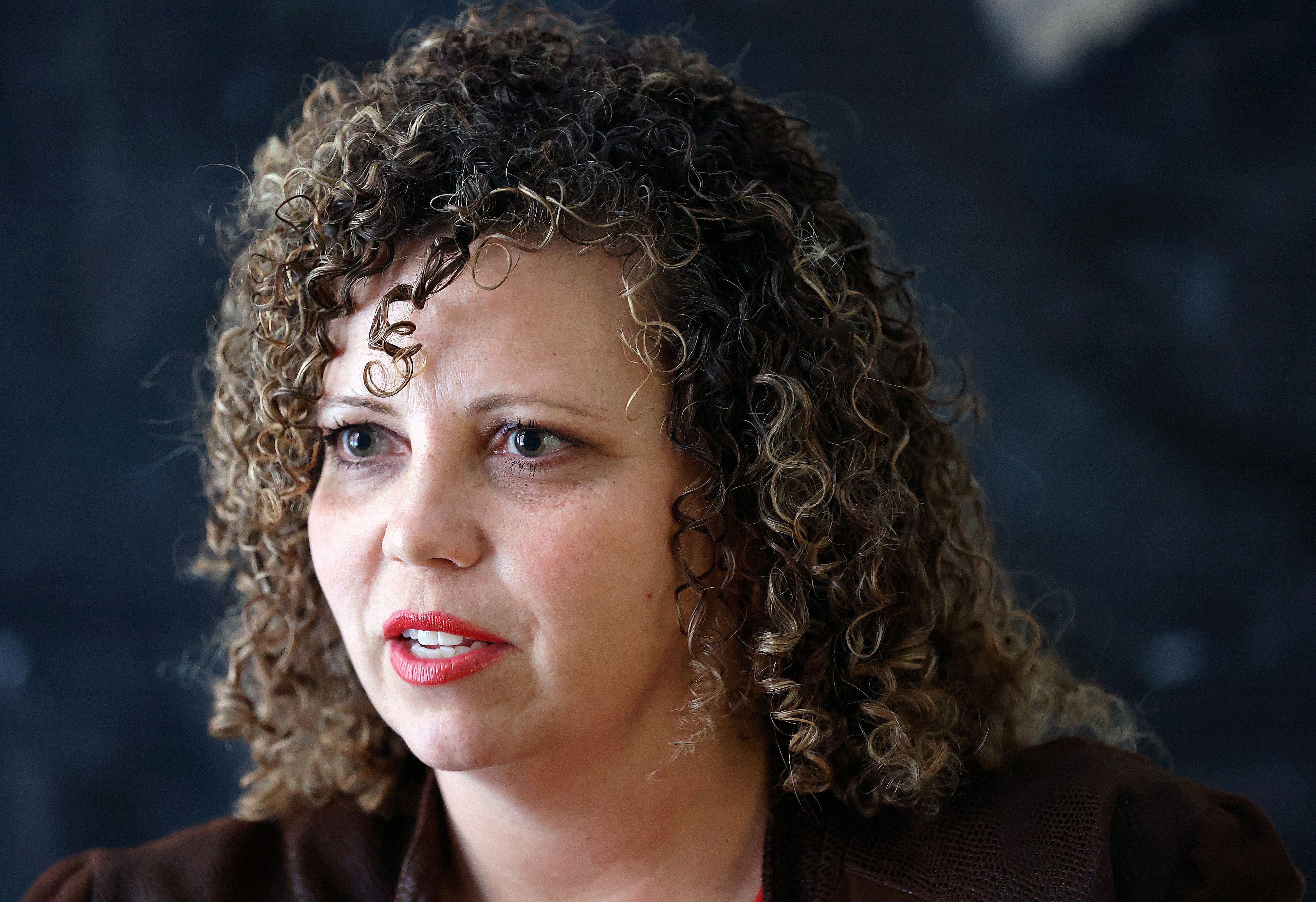 Utah 3rd District Rep. Celeste Maloy answers interview questions in Salt Lake City on Jan. 4. Maloy is still getting use to life as a lawmaker. 