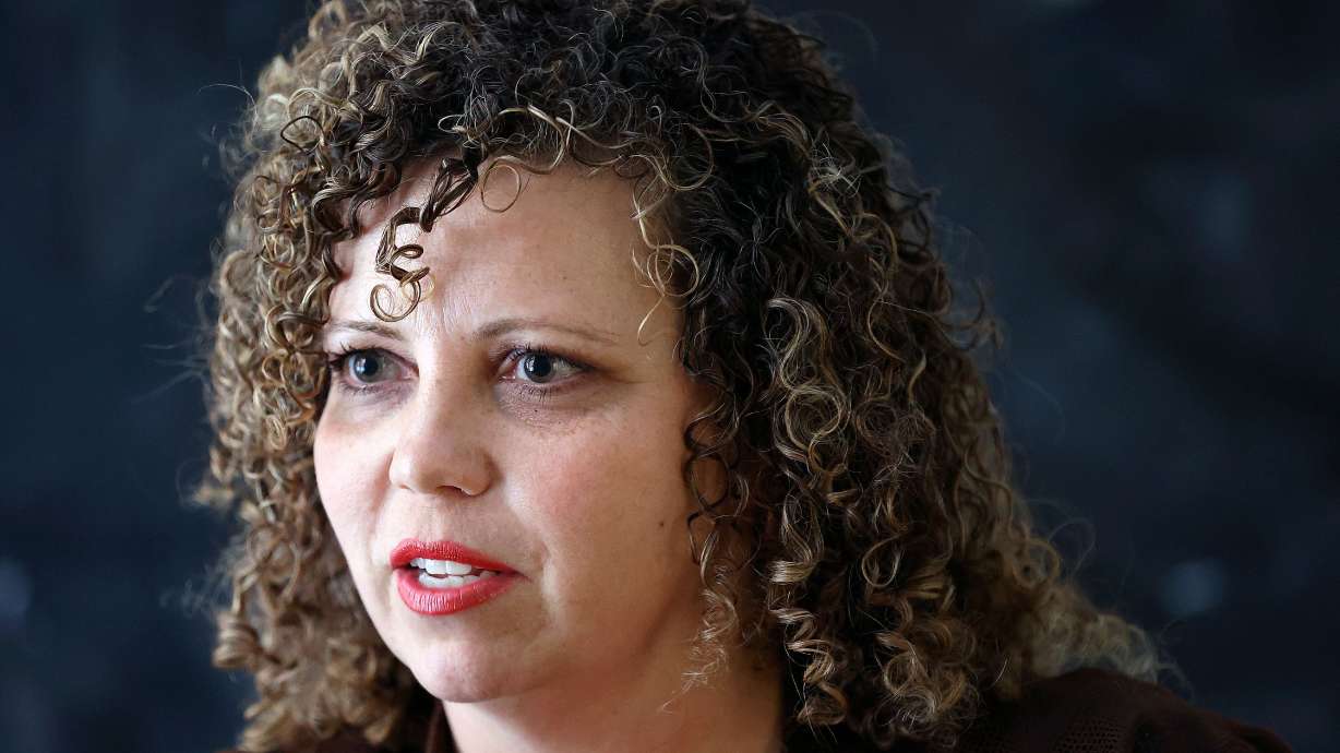 Utah 3rd District Rep. Celeste Maloy answers interview questions in Salt Lake City on Jan. 4. Maloy is still getting use to life as a lawmaker.