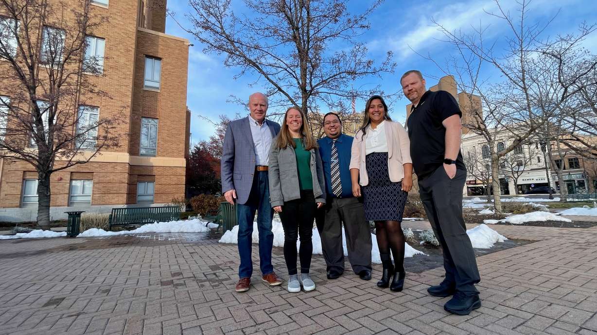 Ogden has launched a program to encourage immigrants to complete the process to become U.S. citizens. Pictured, from left, are leaders from entities involved: John Watson, Rachel Martin, Fernando Morales, Linda Lartigue and Bobby Workman.