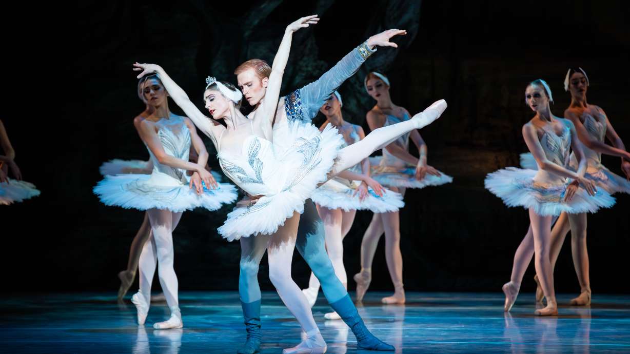 Ballet West principal artist Emily Adams performs in "Swan Lake."