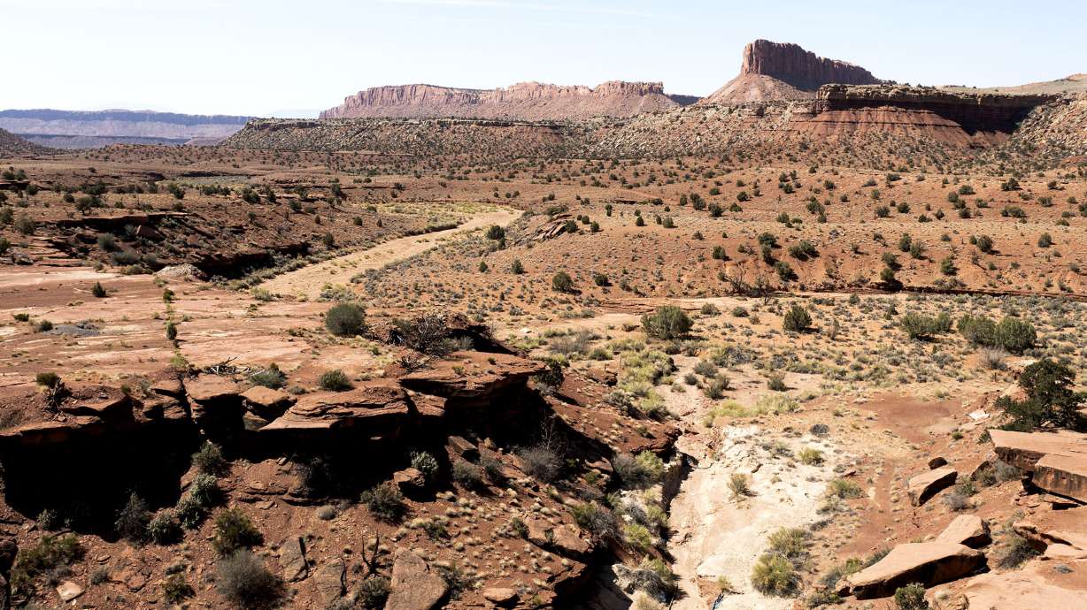 A section of the Grand Staircase-Escalante National Monument is pictured on Friday, May 14, 2021. The state of Utah is challenging President Joe Biden's expansion of two monuments in October of 2021.