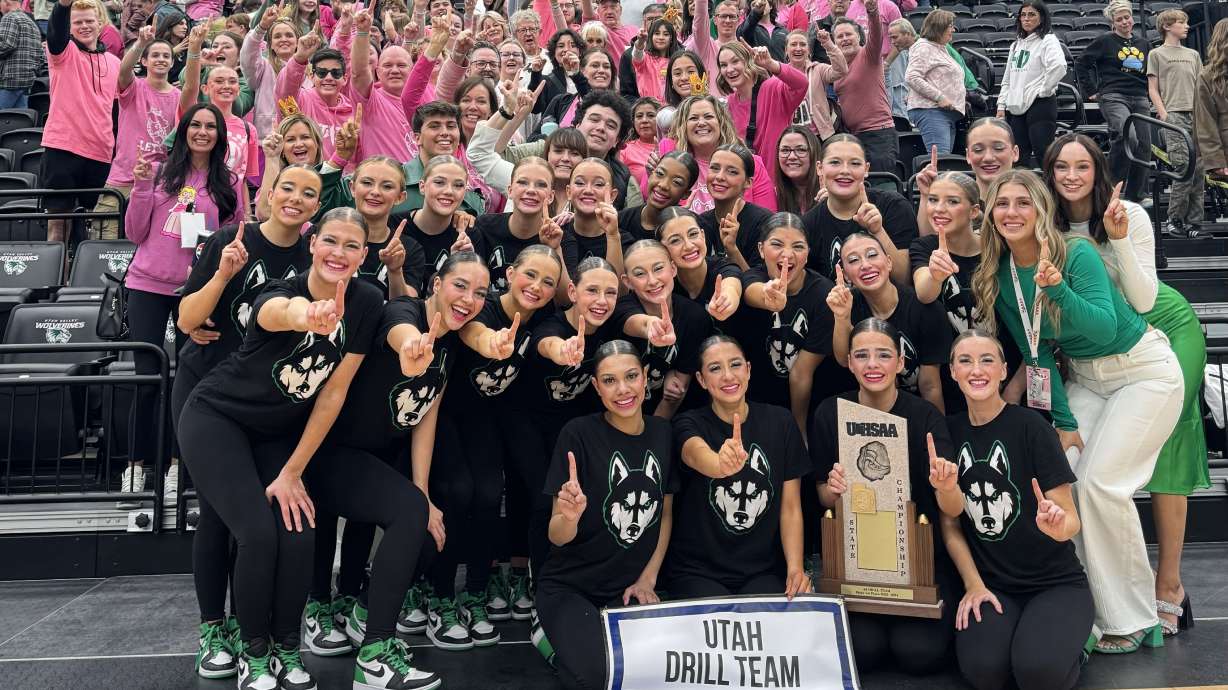 Hillcrest drill won its first state title since 2016 in the 4A competition, Thursday, Feb. 1, 2024 at the UCCU Center in Orem.