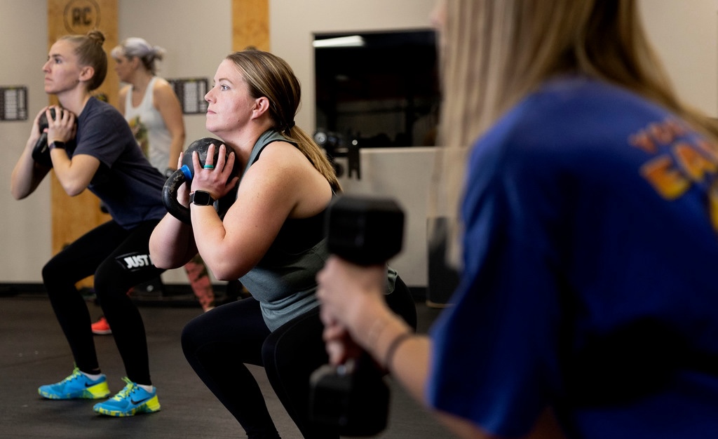 Jody Reid exercises at Roy CrossFit in Roy on Nov. 9, 2022. One of the best solutions — both to prevent osteoporosis from developing and to regrow bone once the condition is present — is to lift weights.