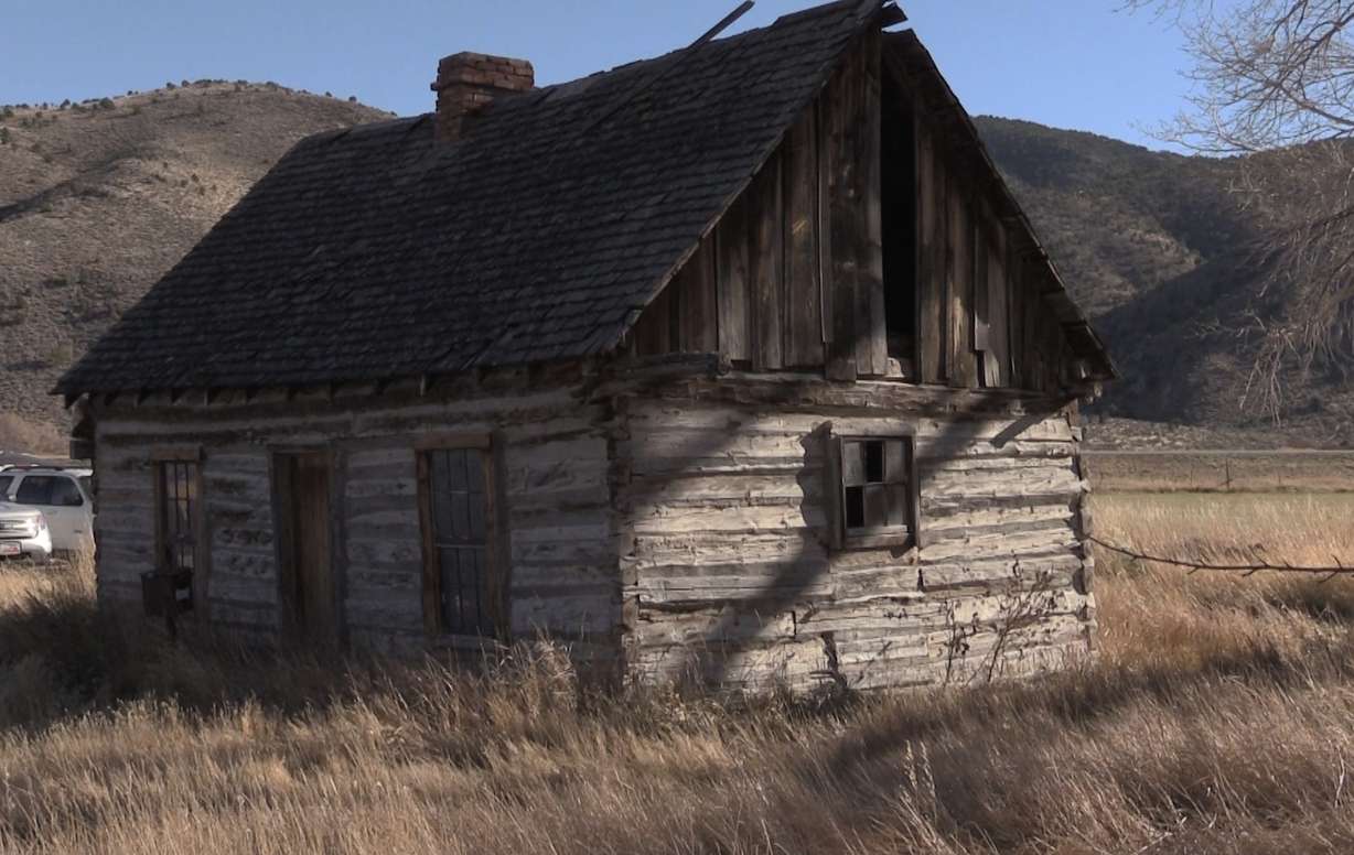 A photo of the believed Butch Cassidy childhood home taken on Nov. 23, 2016, before renovations were done to preserve its history.
