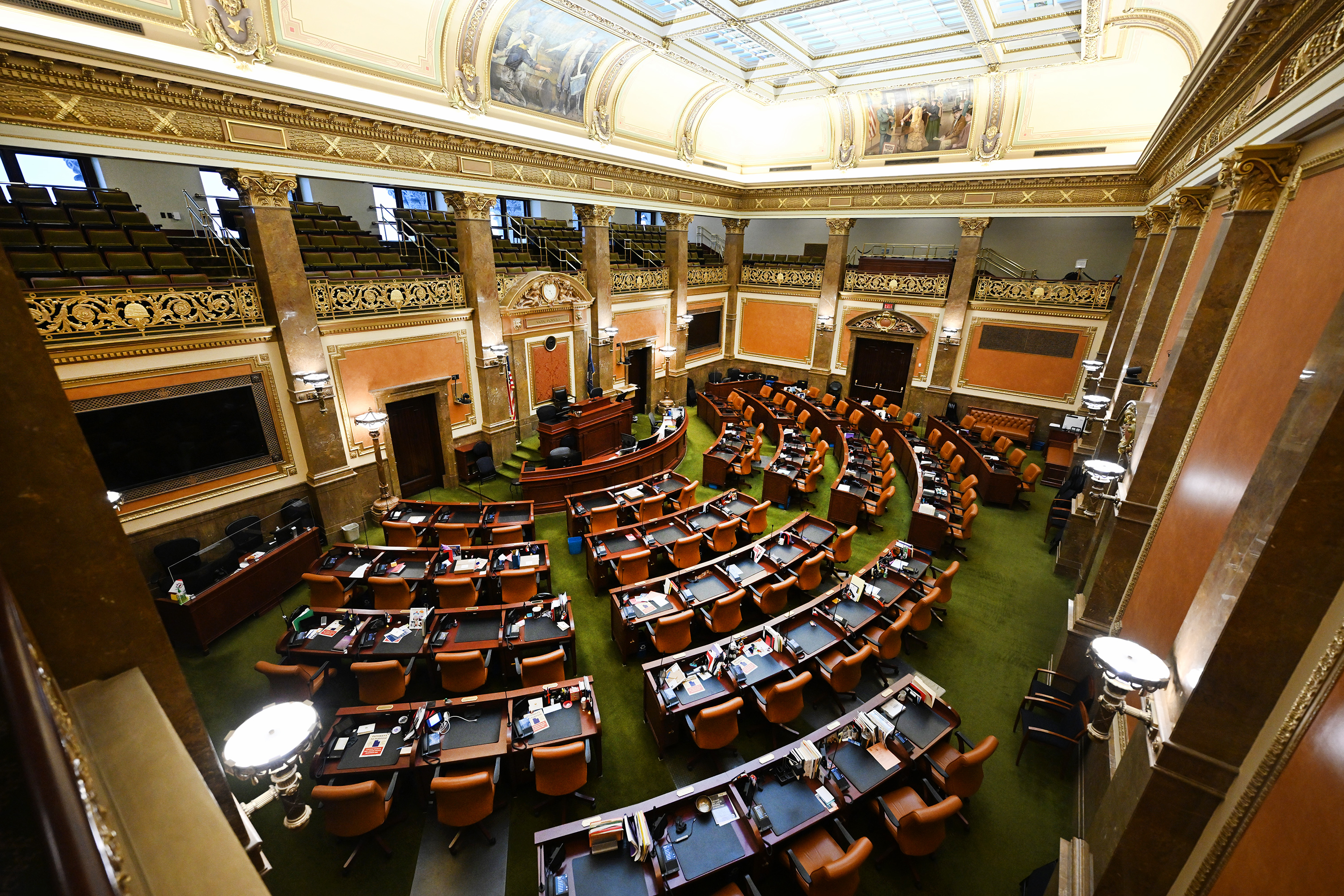 The House of Representatives at the Capitol in Salt Lake City on Jan. 10. Friday, the governor said he is just trying to encourage "a conversation" about what comes next for the income tax.