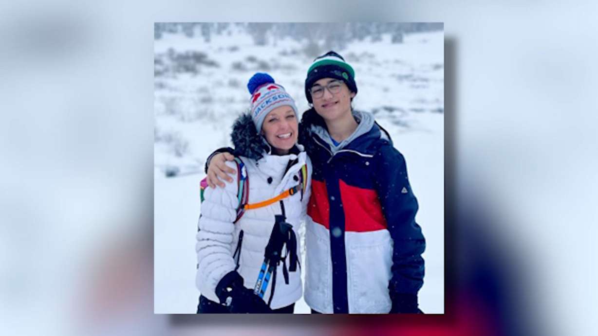 Leah Moses, left, with her son Om Gandhi, right, before his father killed him in a murder-suicide. Moses hopes the tragedy will inspire lawmakers to support reform to Utah's family court system.