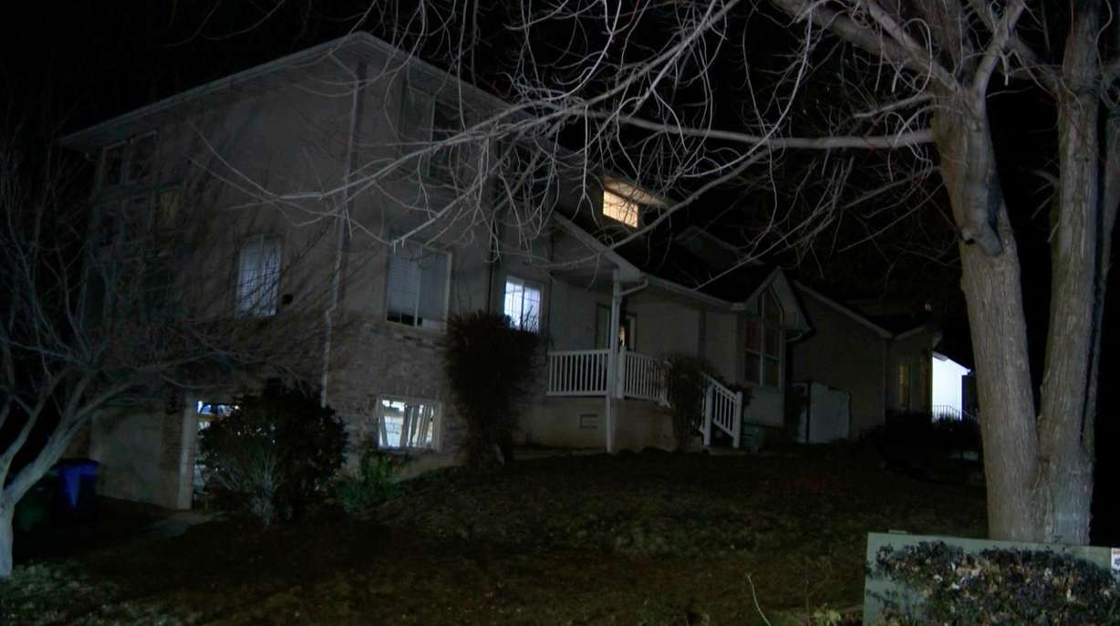 A home near 1150 South and 500 East in Kaysville was damaged after a truck crashed into it Monday morning while attempting to evade police.