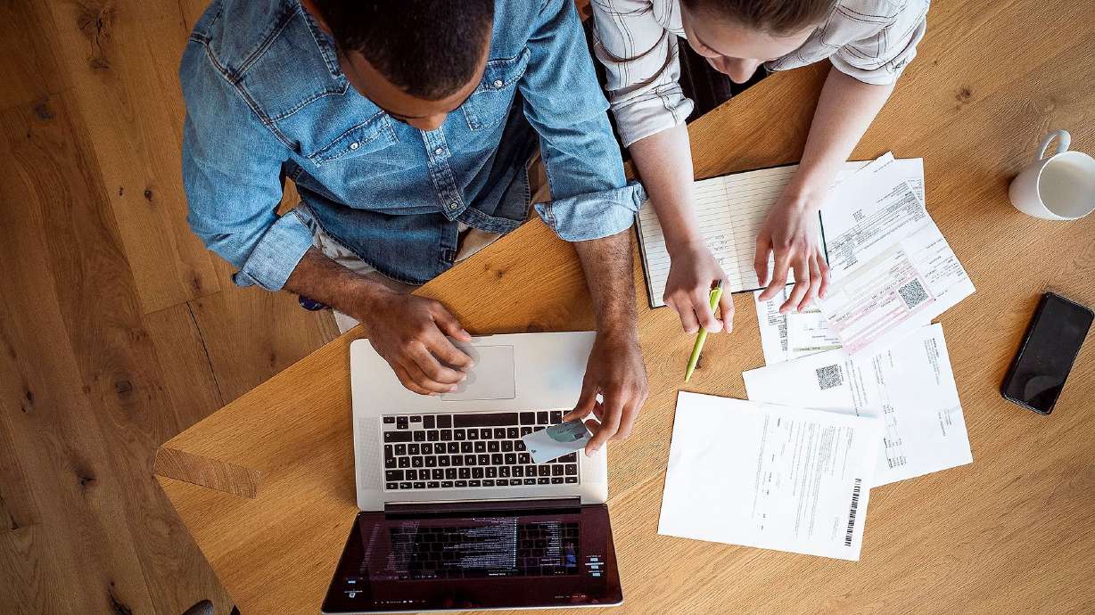 US household debt hit a record $17.5 trillion during the fourth quarter. Americans are becoming increasingly overextended financially, new data show.