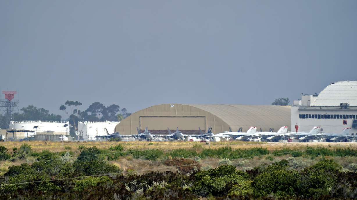 Marine Corps Air Station Miramar is shown on Aug. 25, 2023, in San Diego. San Diego County sheriff’s search teams were looking for a Marine Corps helicopter reported overdue early Wednesday.