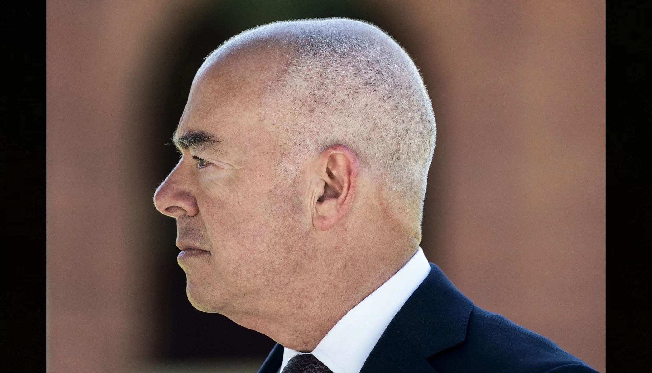 Homeland Security Secretary Alejandro Mayorkas says he is “totally focused on the work” that his agency of 260,000 people conducts and is not distracted by the politics of impeachment. 