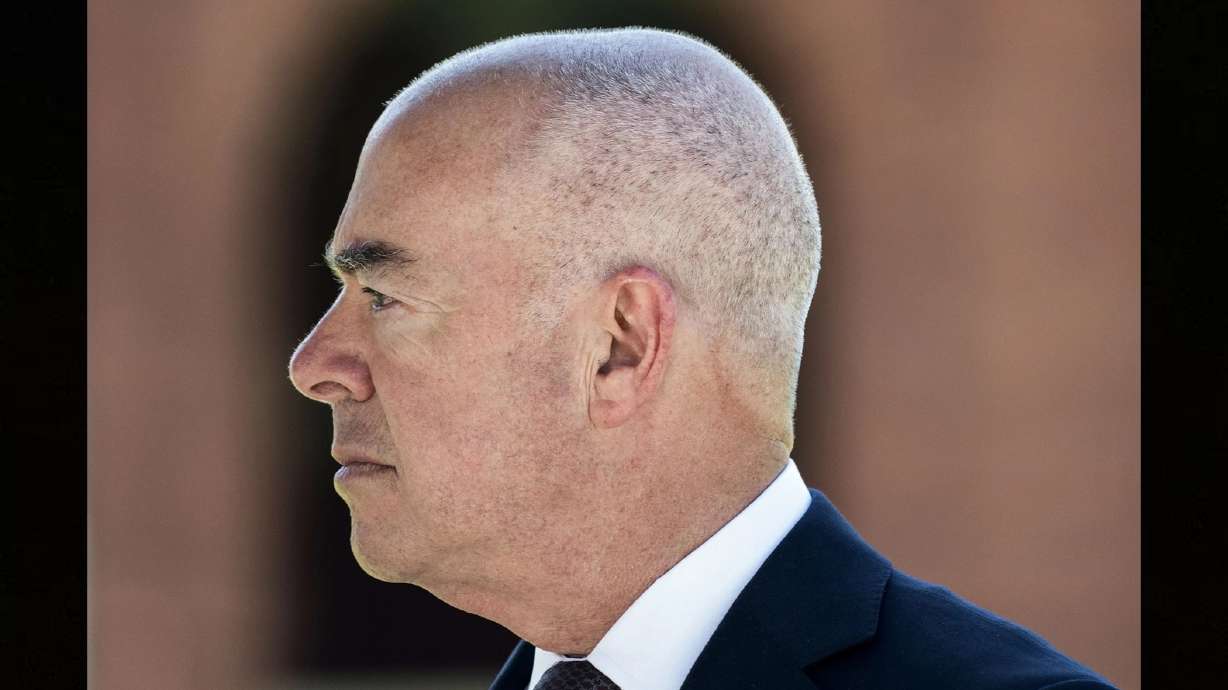 Homeland Security Secretary Alejandro Mayorkas says he is “totally focused on the work” that his agency of 260,000 people conducts and is not distracted by the politics of impeachment.