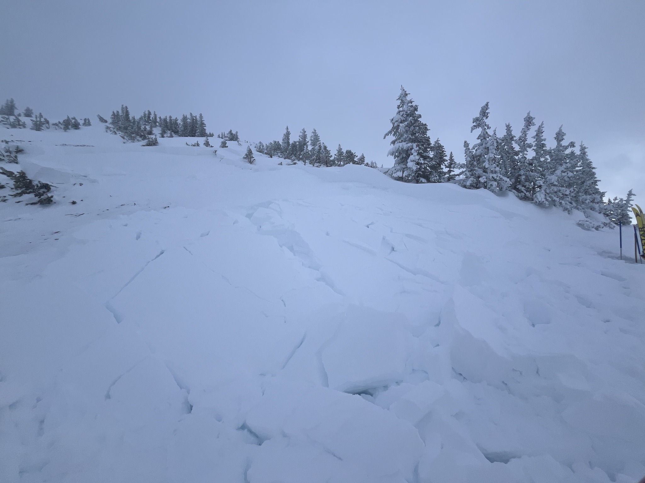 A photo of a recent avalanche in Utah's backcountry. Utah Avalanche Center officials on Wednesday issued more backcountry avalanche warnings as heavy snow continues to pile up for a second atmospheric river in as many weeks.