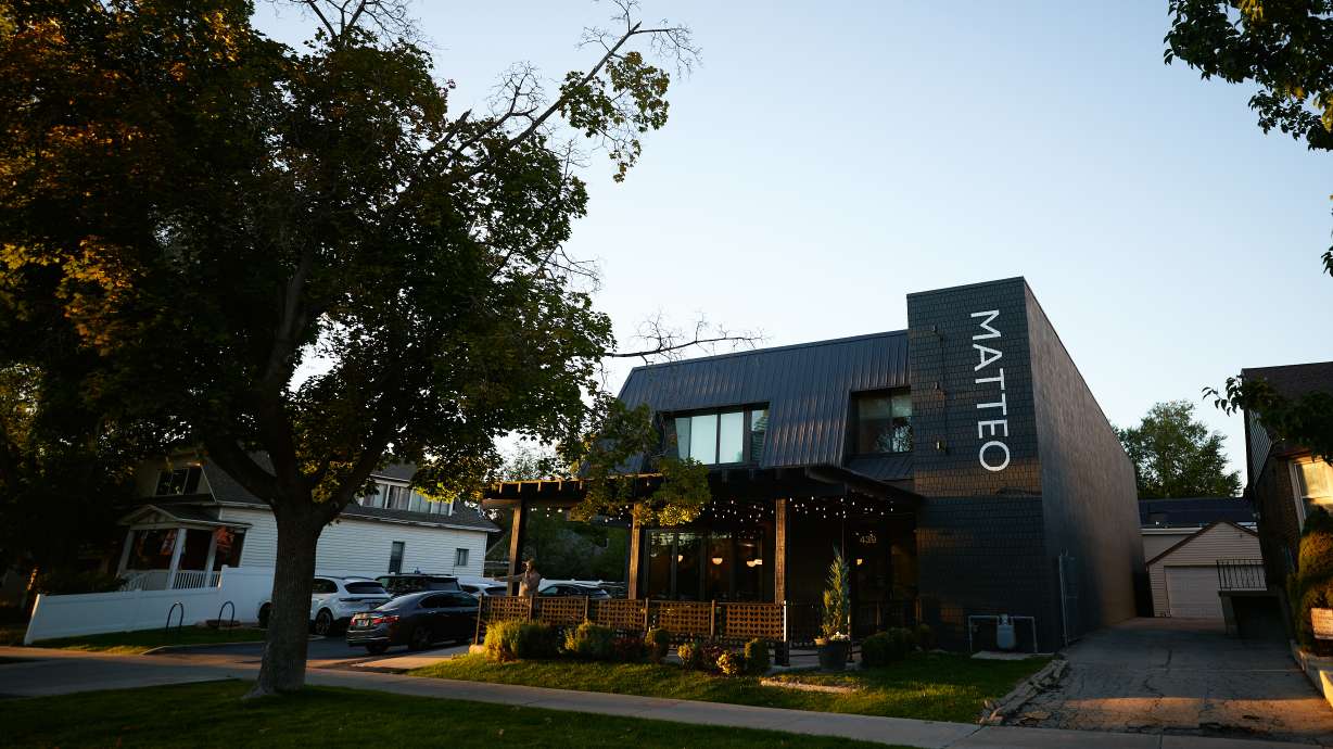 Matteo Ristorante Italiano on 900 South in Salt Lake City.