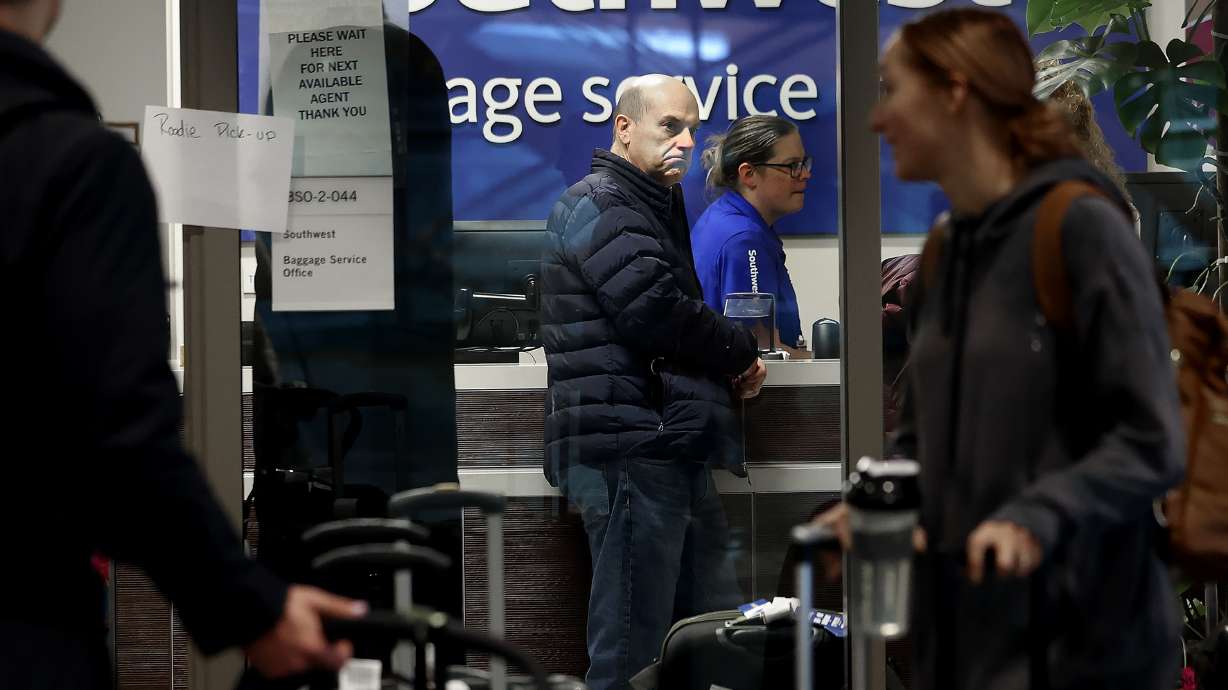 A customer service office at the Salt Lake City International Airport on Dec. 30, 2022. Bad customer service threatens $3.7 trillion annually for organizations around the globe, according to new research from the Provo-based Qualtrics XM Institute.