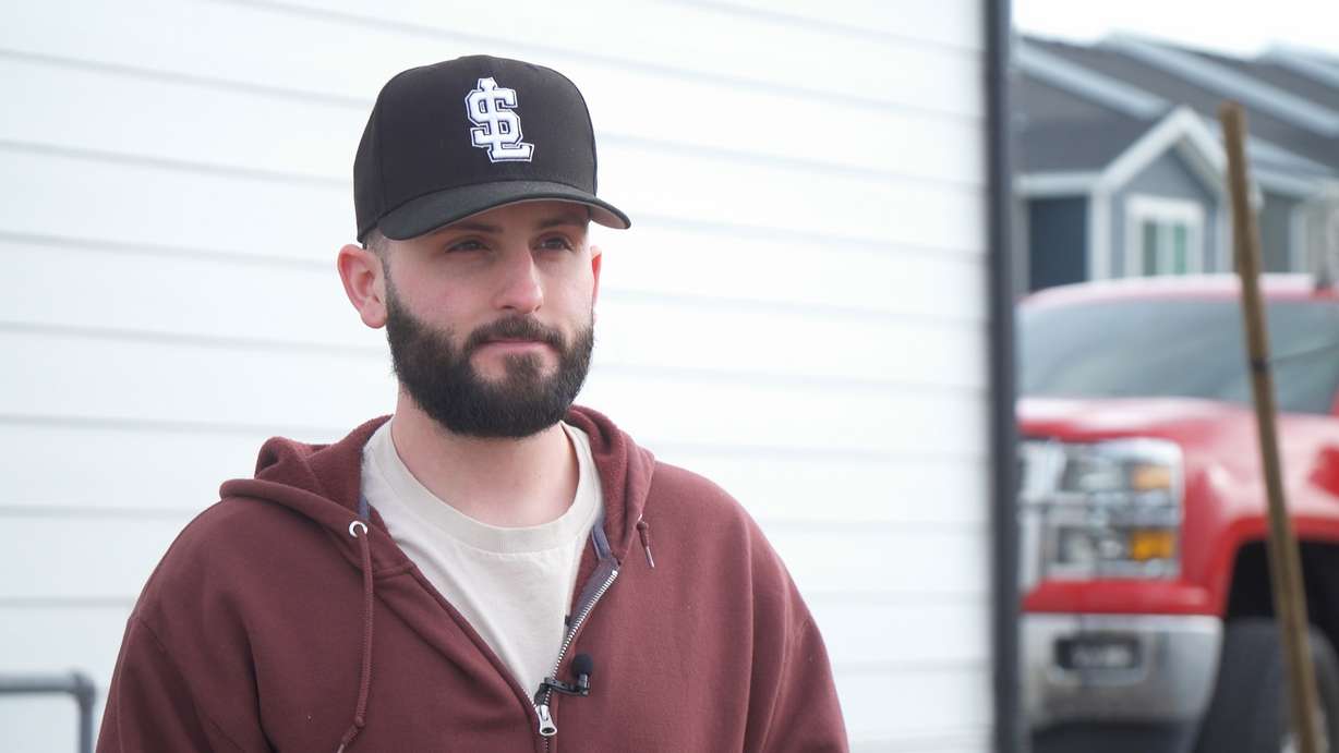 Hunter Gore just bought a new home a few months ago in Magna.