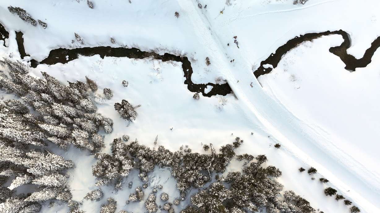 Snow blankets Big Cottonwood Canyon on Jan. 15. Utah's snowpack remains above normal and the state's water supply is showing "promising signs of resilience and abundance," state water officials said Thursday.
