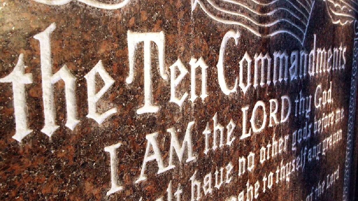 A Utah lawmaker is no longer pushing for public schools to display a copy of the Ten Commandments but wants to add other biblical precepts and the Magna Carta to the curriculum.