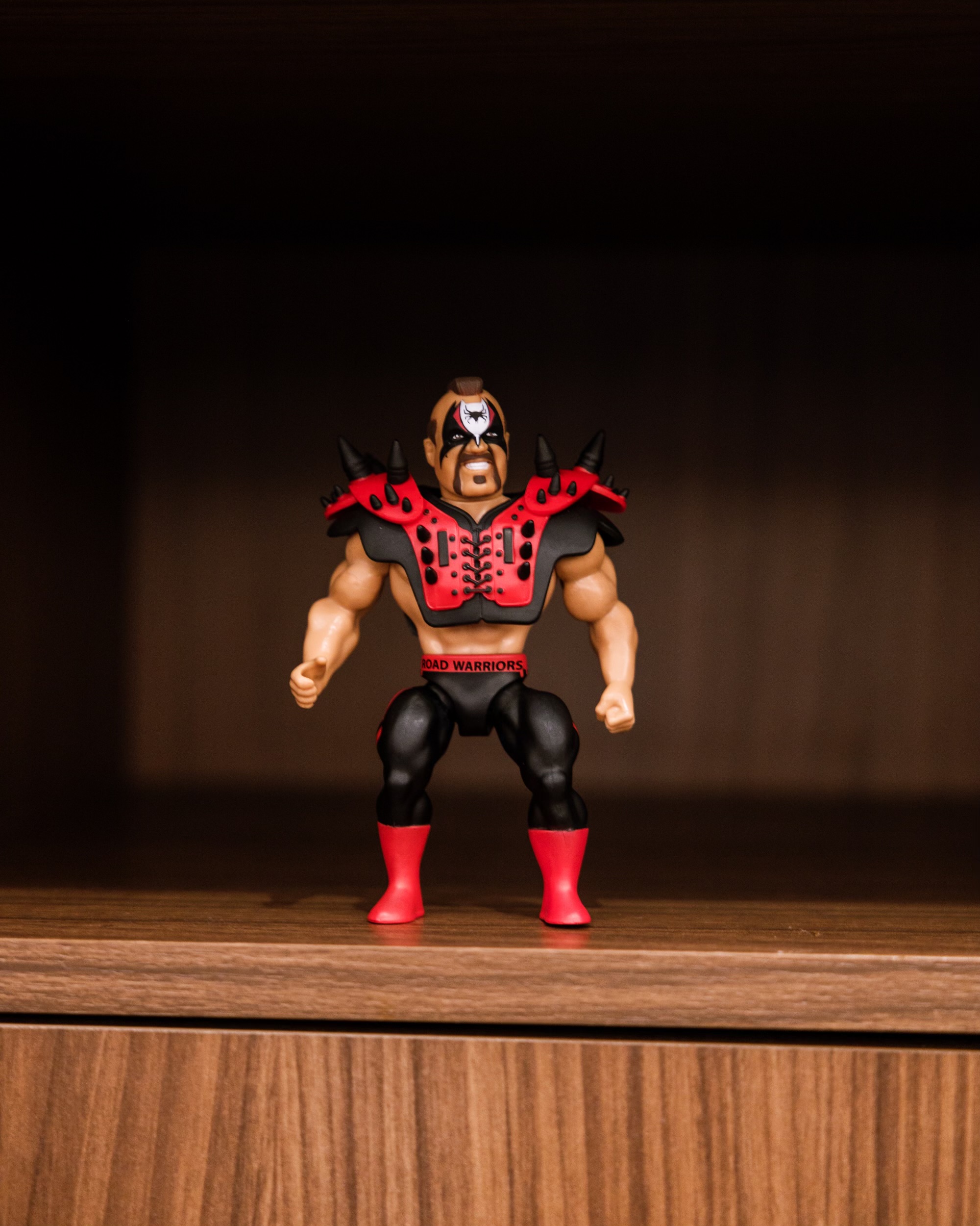 An action figure of late professional wrestler "Animal," half of the famous tag team known as The Road Warriors/Legion of Doom, was gifted to Utah Jazz guard Collin Sexton by head coach Will Hardy.