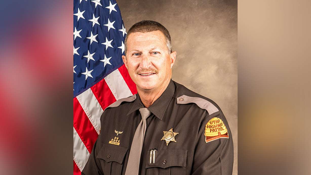 Utah Highway Patrol trooper Steve "Odie" Myer fell from an overpass west of Salt Lake City on Tuesday and faces a "long road to recovery," officials said Wednesday.