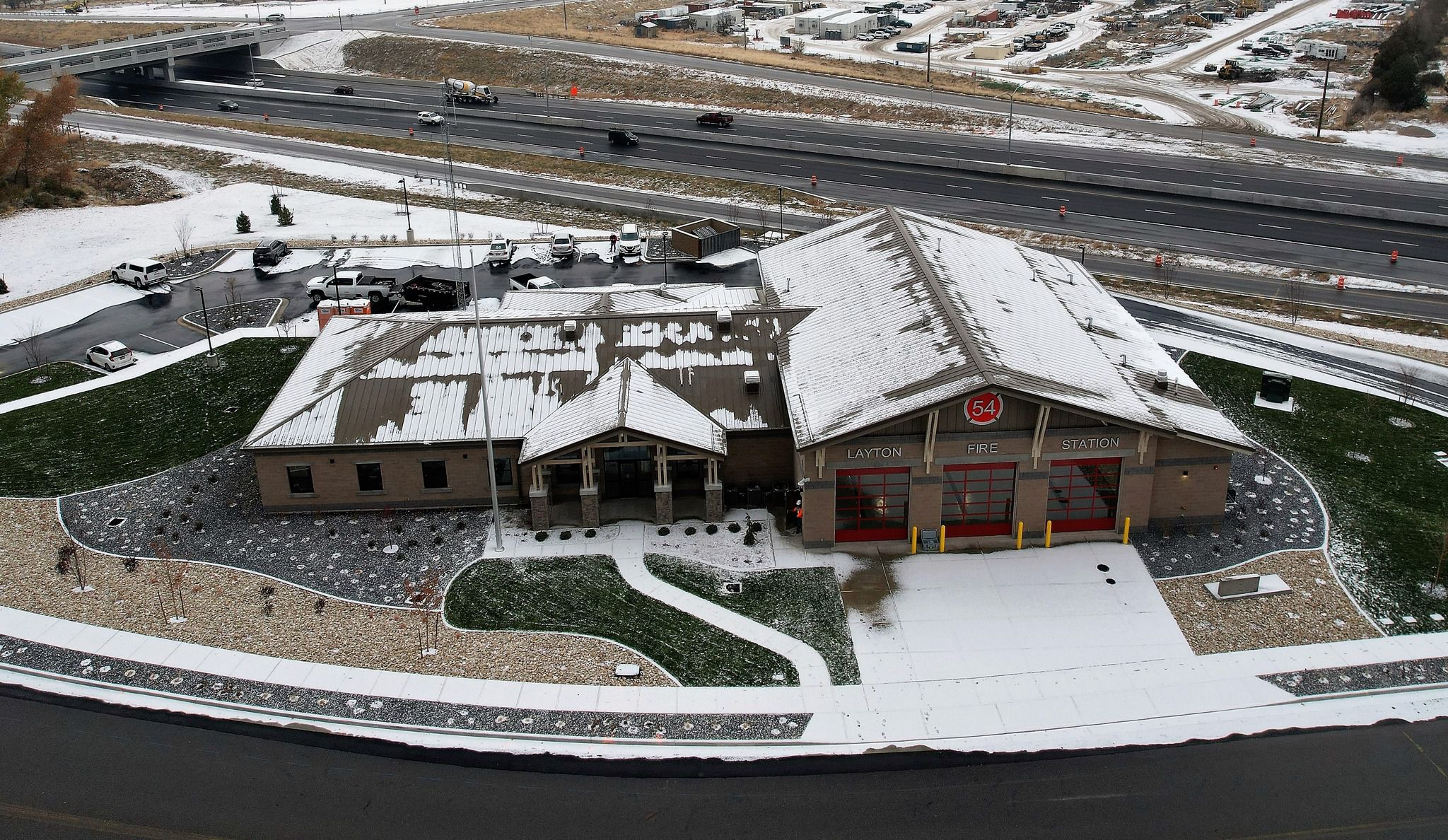 Station 54, a brand new fire station east of U.S. 89 in Layton, incorporated water-wise landscaping during its construction. It is part of the city’s efforts to save water.