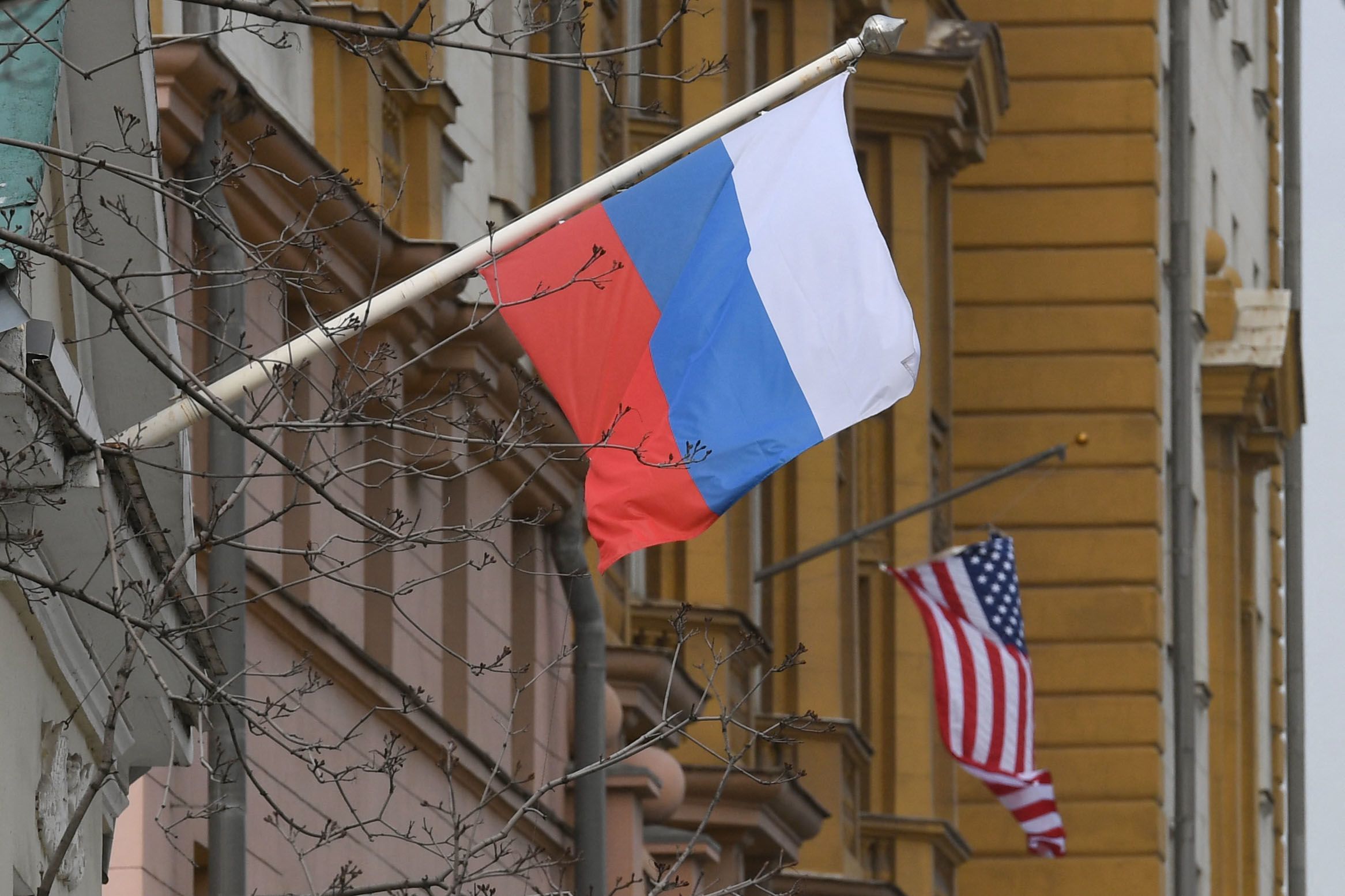 A U.S.-Russian dual citizen was arrested in Russia on charges of treason for allegedly donating just $51 to a Ukrainian charity, according to the Californian spa where she worked.
