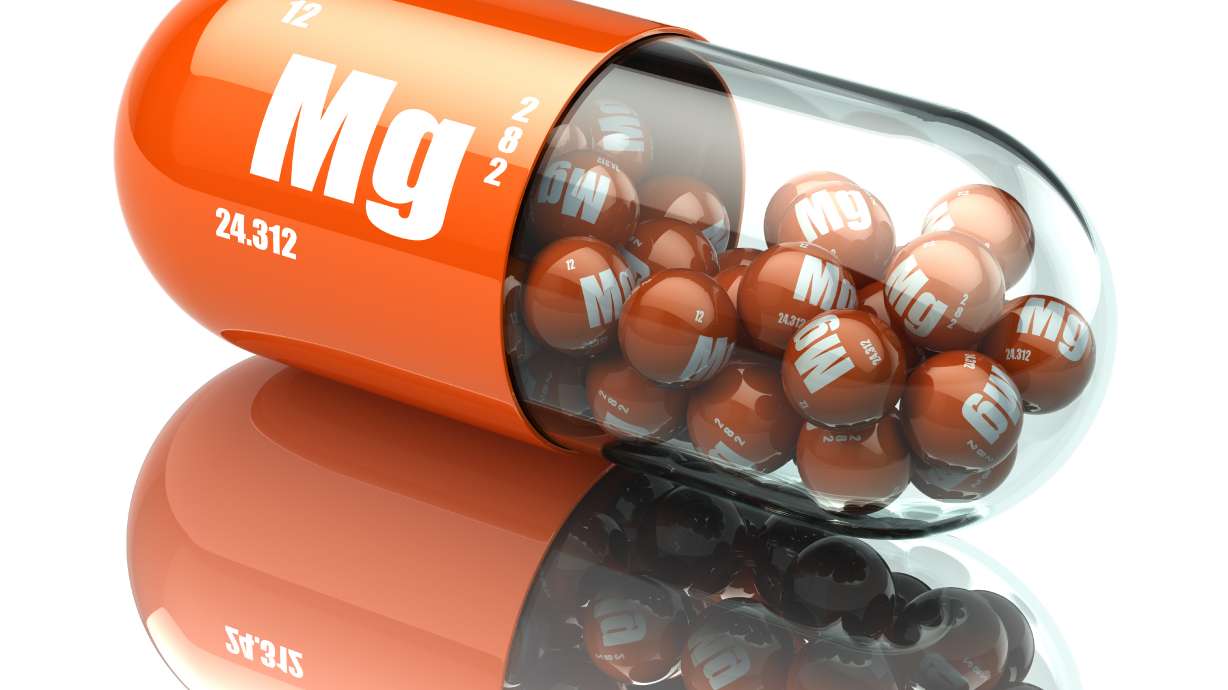 Manganese magnesium Mg element pill.