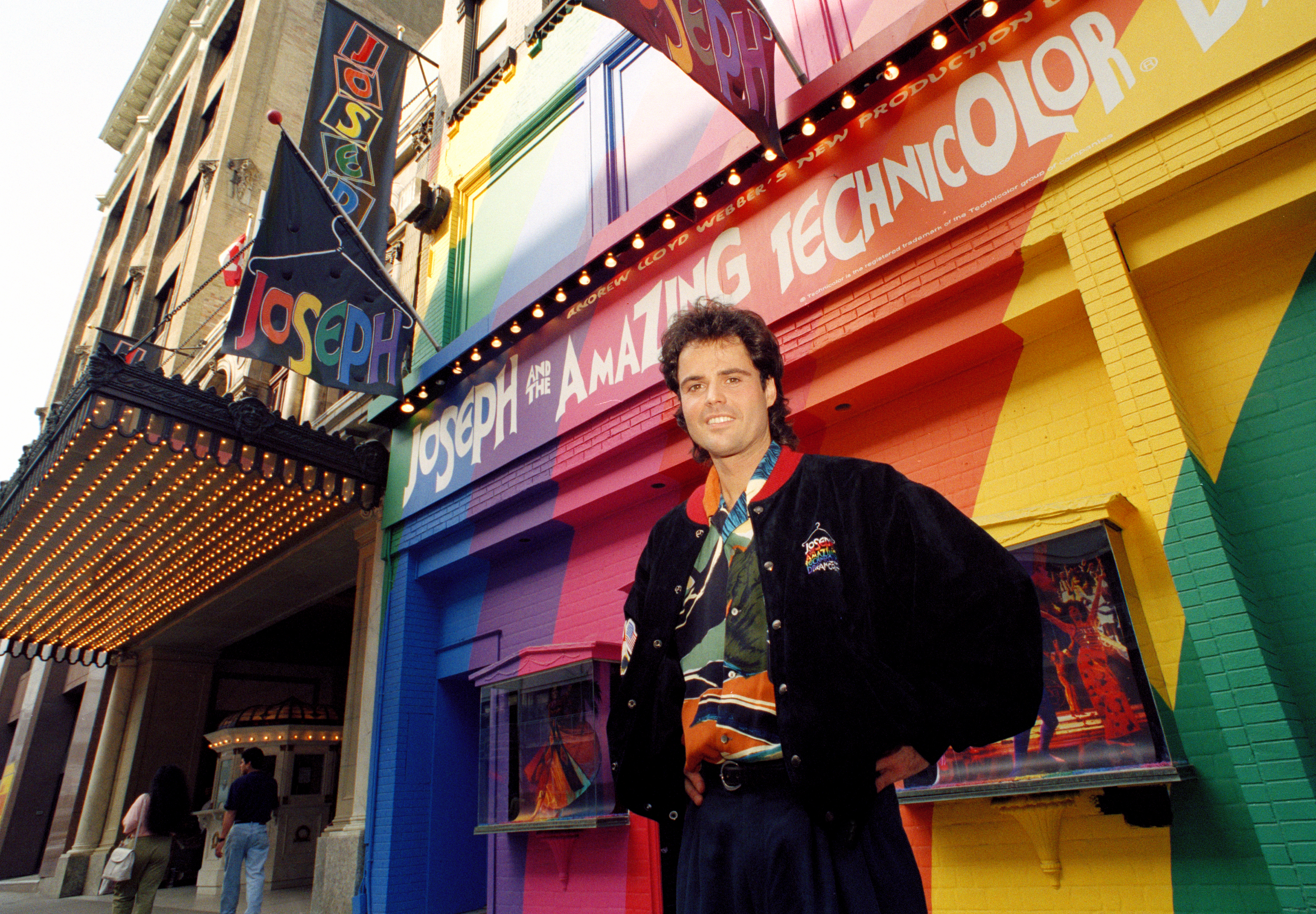 Pop singer Donny Osmond, star of "Joseph and the Amazing Technicolor Dreamcoat," is seen in Toronto on July 17, 1992. He is returning to the production in Scotland in December, but not in the role of Joseph.