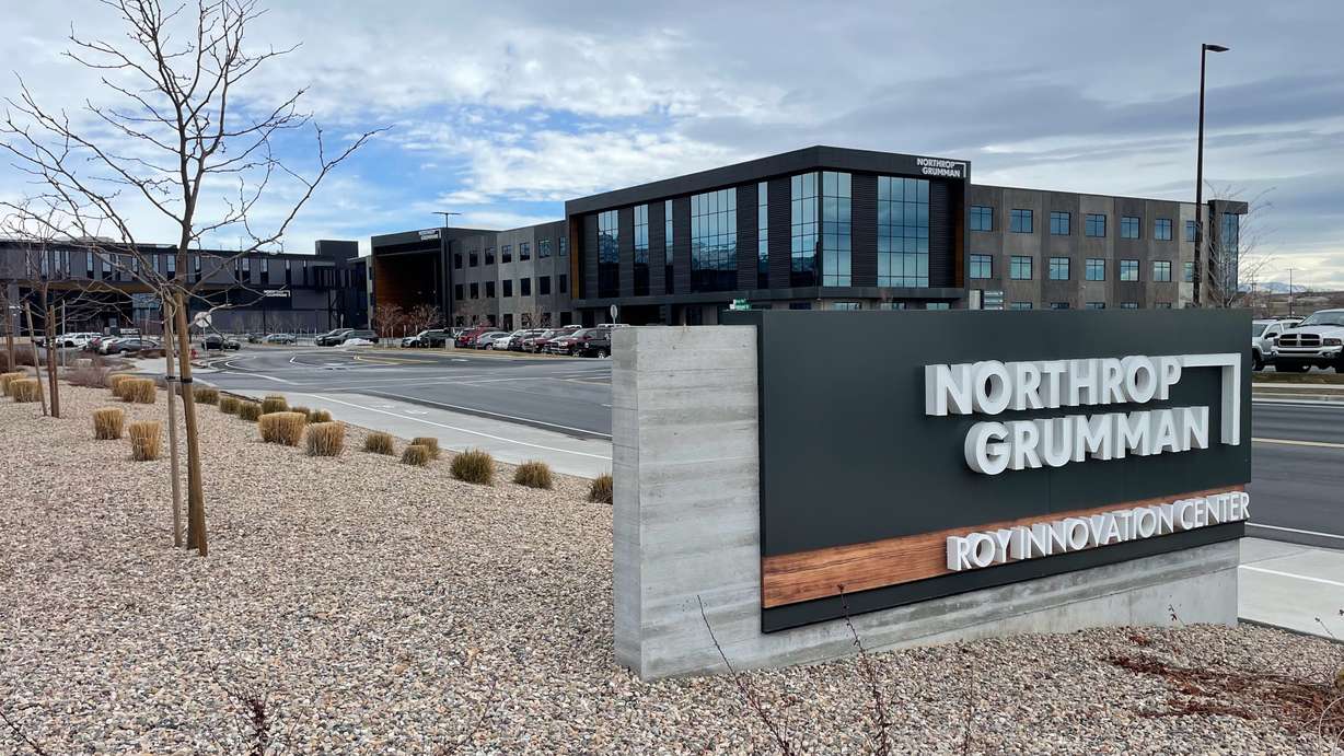 Northrop Grumman's Roy Innovation Center in Roy, photographed Monday. Development of the Sentinel intercontinental ballistic missile defense system is taking place at the sprawling facility.